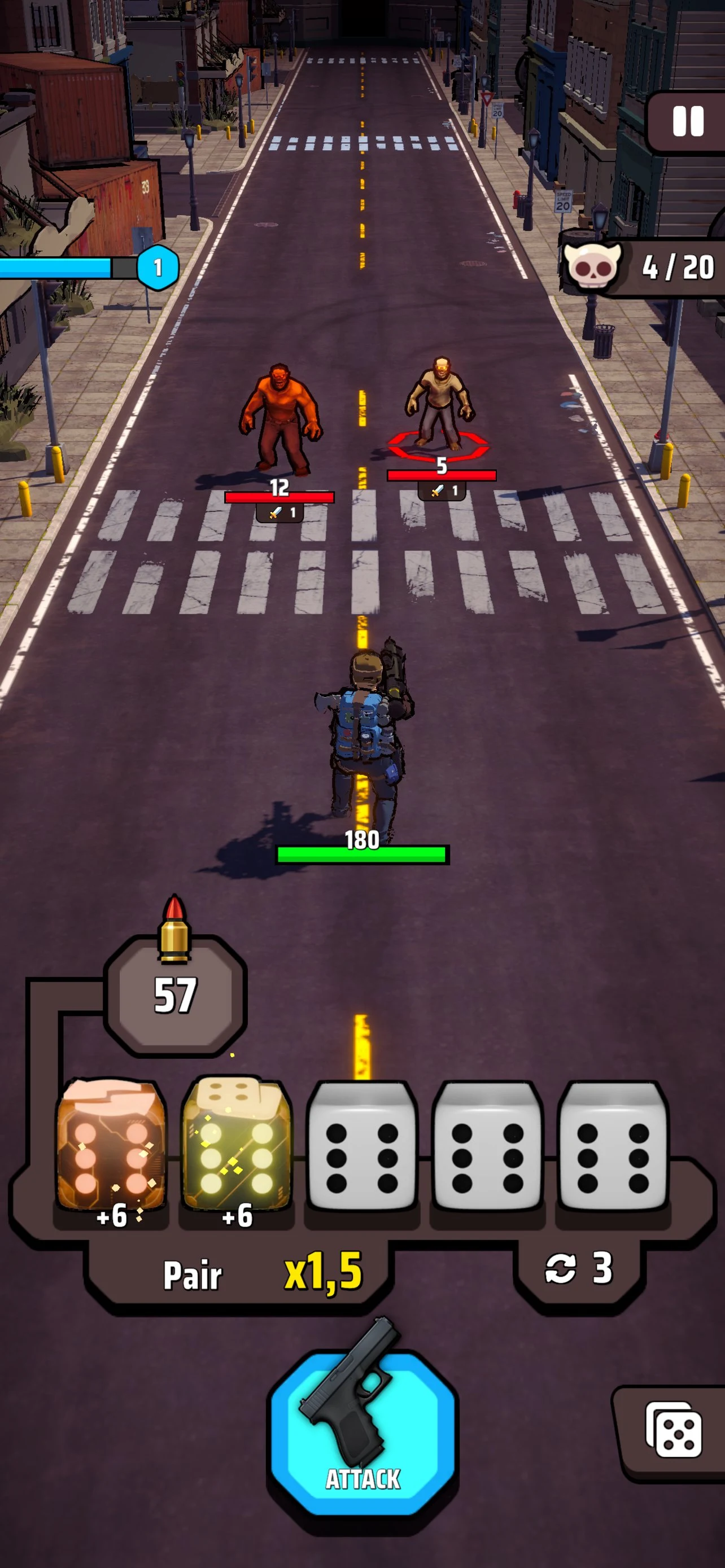 Dice and Zombies screenshot