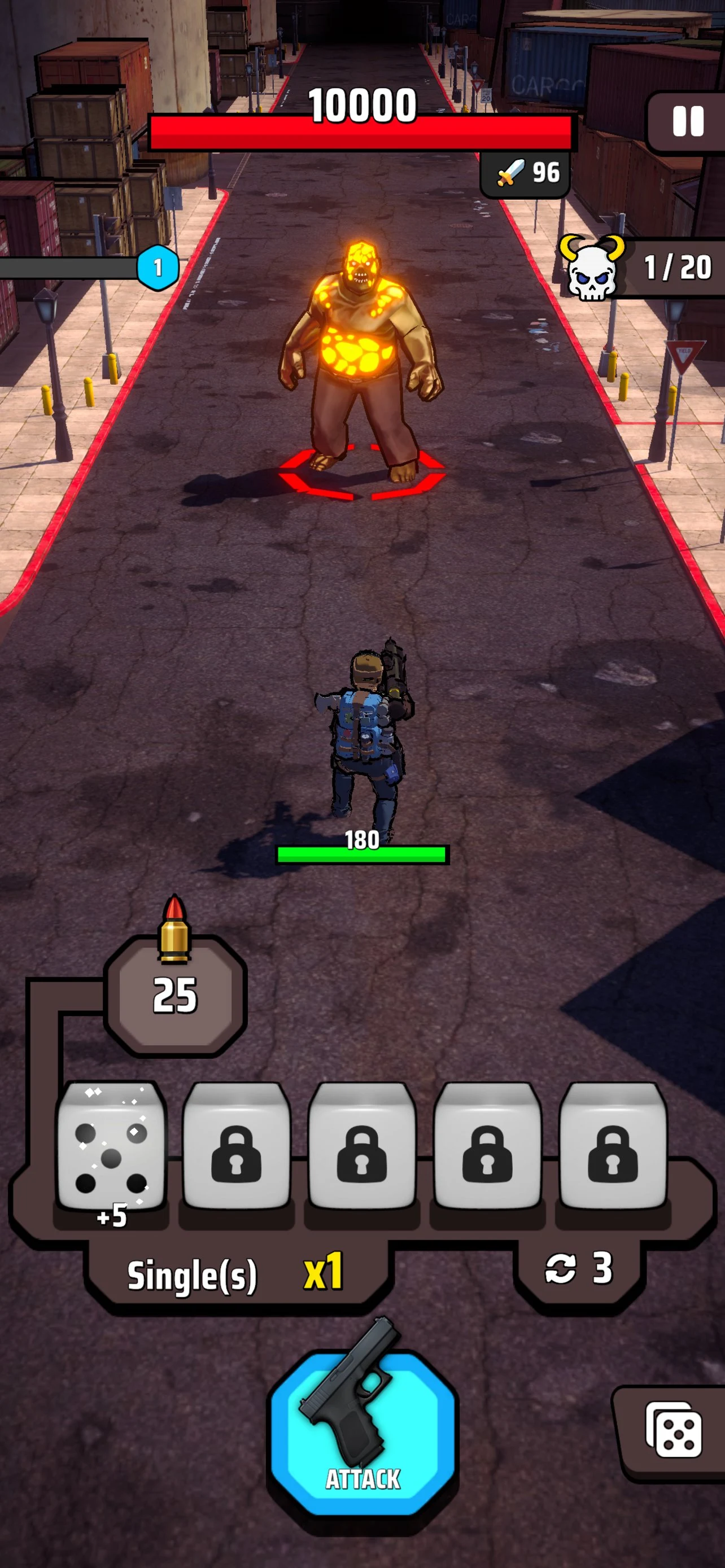 Dice and Zombies screenshot