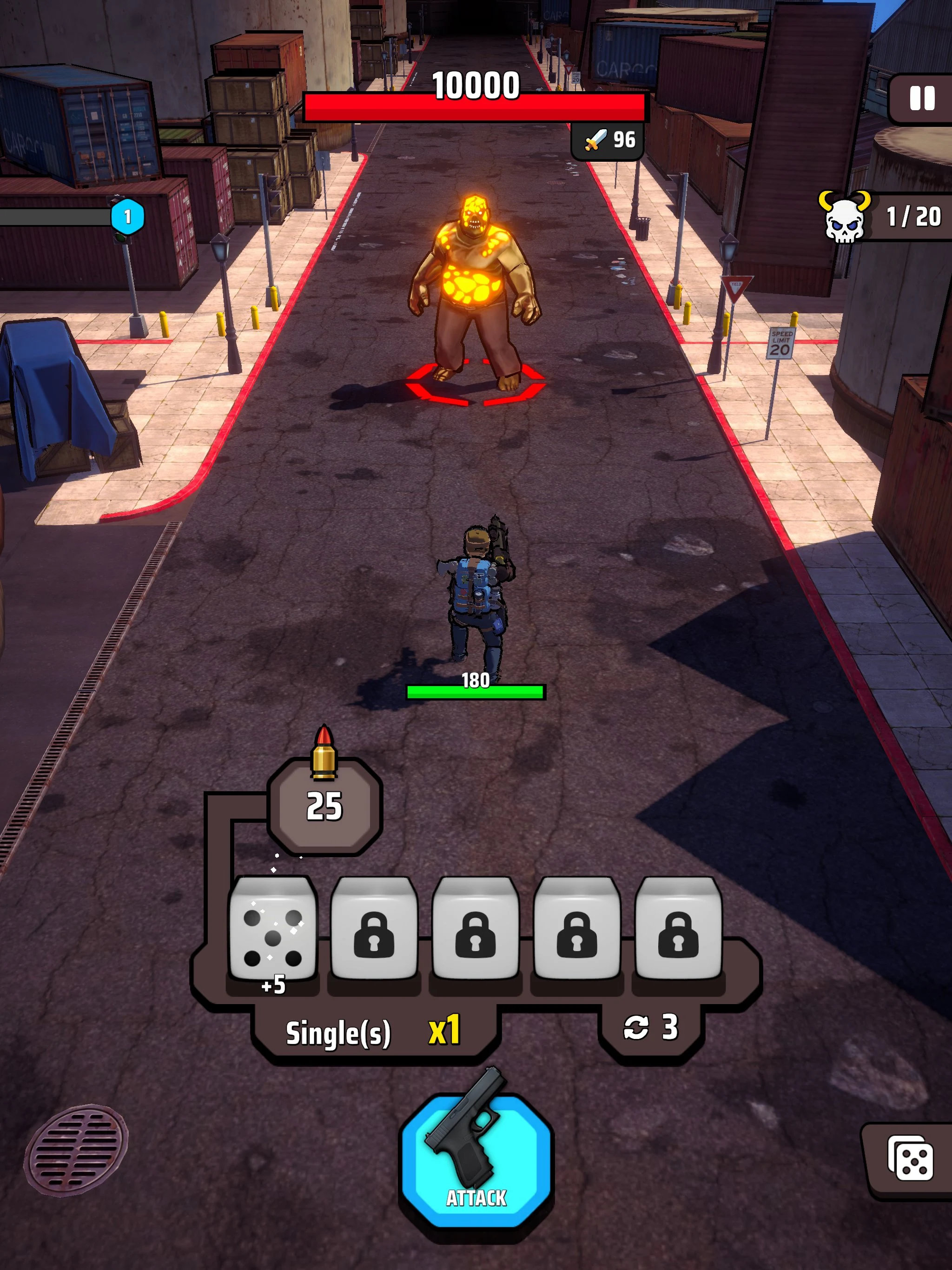 Dice and Zombies screenshot